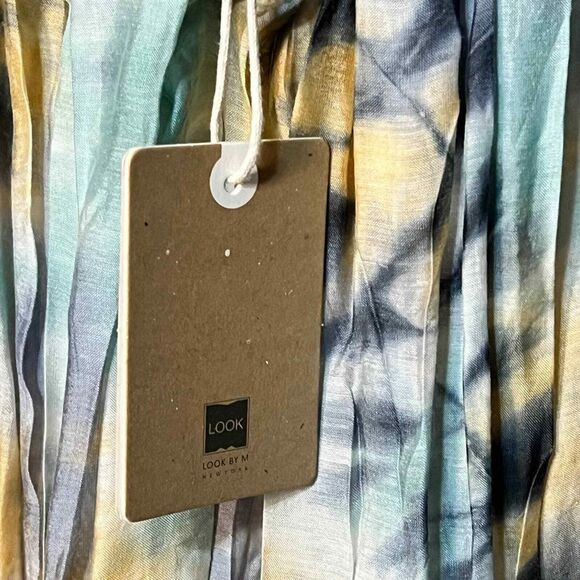 Tie Dye‎ Summer Beach Gauzy Boho Maxi Dress OSFM - Picture 5 of 8